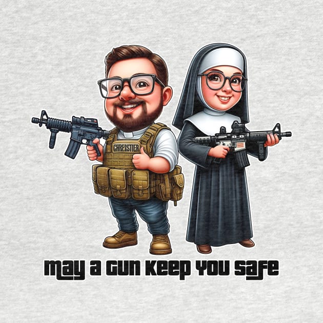 Gun Bless You by Rawlifegraphic